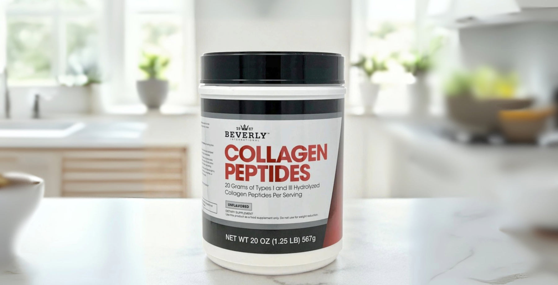 Beverly International Collagen Peptides: 12+ Months of Results for Joints, Skin & Hair